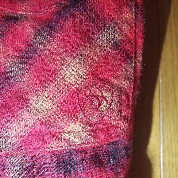 2 Boys Large (14-16) Ariat Snap Button Up Shirts Long Sleeve - Picture 6 of 7